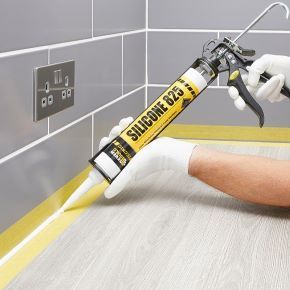 waterproof kitchen sealant and smooth decorators caulk applied by Ribble Valley Handyman